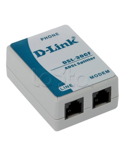 Сплиттер ADSL D-Link DSL-30CF/RS в Новосибирске Маршрутизаторы, Роутеры и Точки Доступа Pintop.ru